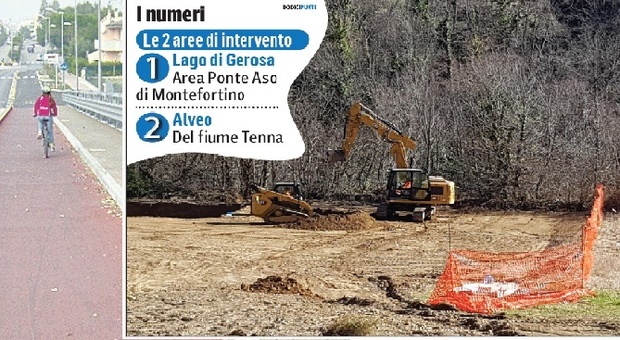 Allarme siccità nel Fermano: lavori in 2 aree, sotto esame il cantiere aperto sul fiume Tenna