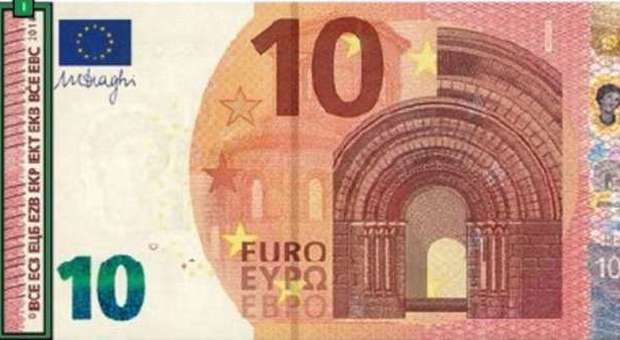 Nuovi 10 euro da domani. La banconota cambia volto
