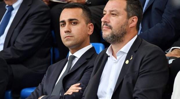 I due vicepremier Matteo Salvini e Luigi Di Maio