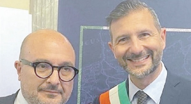 Il ministro Sangiuliano e il sindaco Sacco