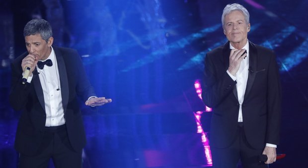 Sanremo, Fiorello ruba la scena a Baglioni e il «dittatore artistico» si stranisce