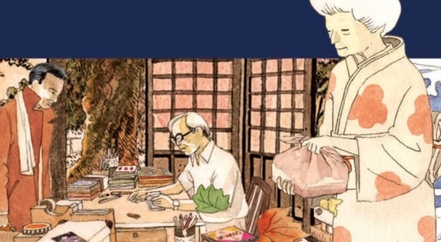 Un particolare della copertina di "Quaderni giapponesi" di Igort (Coconino Press)