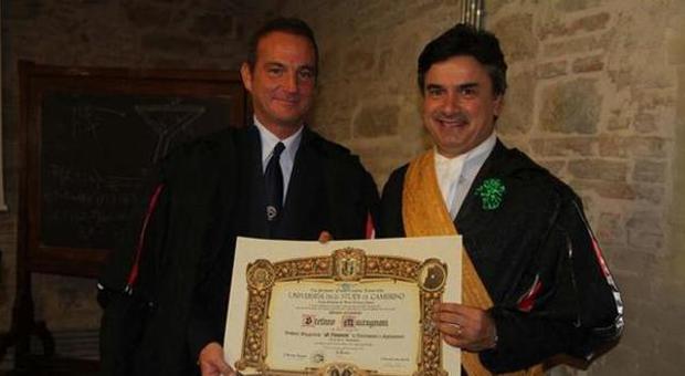 Unicam, laurea ad honorem a Stefano Maccagnani