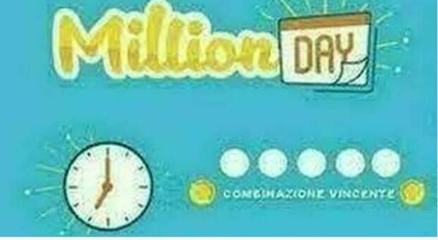 Million Day, estrazione dei cinque nuneri vincenti di oggi martedì 26 ottobre