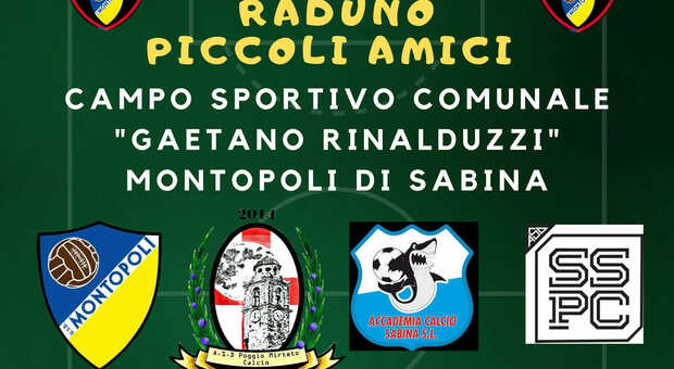 Al Rinalduzzi di Montopoli fa tappa il Torneo Piccoli Amici, in campo quattro squadre sabine