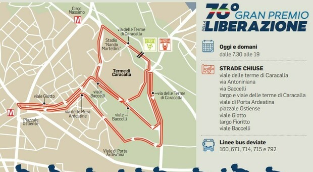 Roma, la corsa in bici e il corteo dell'Anpi: da oggi strade chiuse e bus deviati