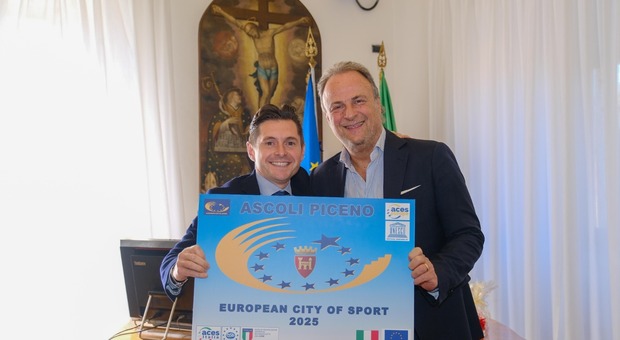 Ascoli Piceno è ufficialmente Città Europea dello Sport 2025. La gioia di Fioravanti e Stallone