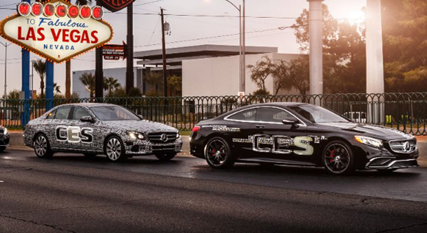 Le Mercedes Classe E a guida autonoma sulle strade del Nevada