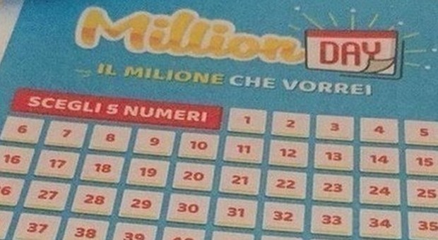Million Day, i numeri vincenti di oggi giovedì 12 dicembre 2019