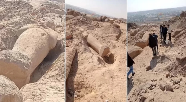 Egitto, tentano di rubare con una gru l’imponente statua di Ramses II di 10 tonnellate ma vengono arrestati