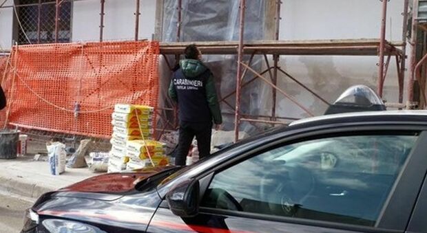 Cantieri edili, scoperti 12 lavoratori in nero. Cinque attività sospese e multa da 80mila euro