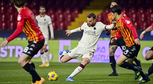 Benevento-Roma 0-0: le Streghe resistono in dieci