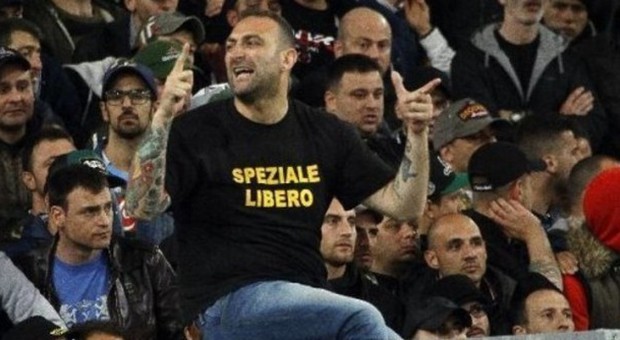 L'ultras Genny 'a carogna arrestato per i disordini alla finale di Coppa Italia