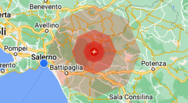 Terremoto in provincia di Salerno oggi, scossa di magnitudo 3.6: epicentro a Laviano, avvertita anche a Battipaglia