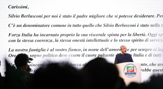 Berlusconi, la lettera dei figli: «Per noi p stato il padre migliore. Mantenete vivo il suo sogno»