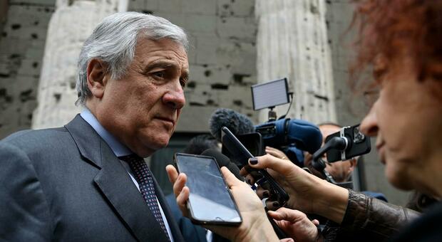 il ministro degli Esteri Antonio Tajani