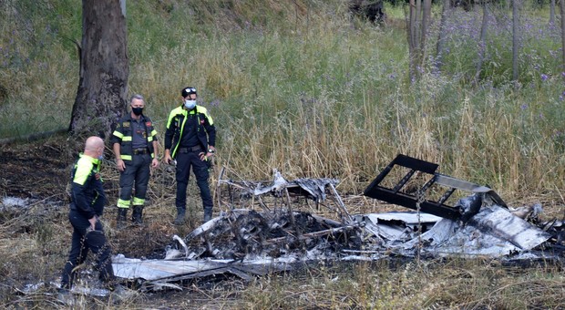 L'aereo caduto a Nettuno in cui sono morti due giovani