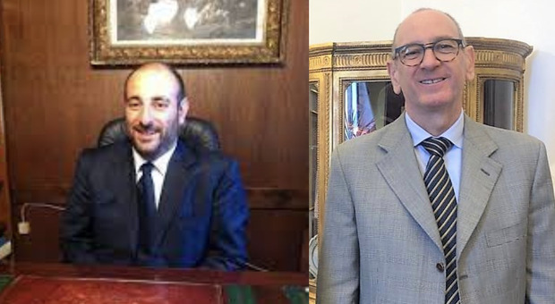Il presidente dell'Ater di Frosinone Andrea Iannarilli e il direttore generale dell'ente Massimo Serafini