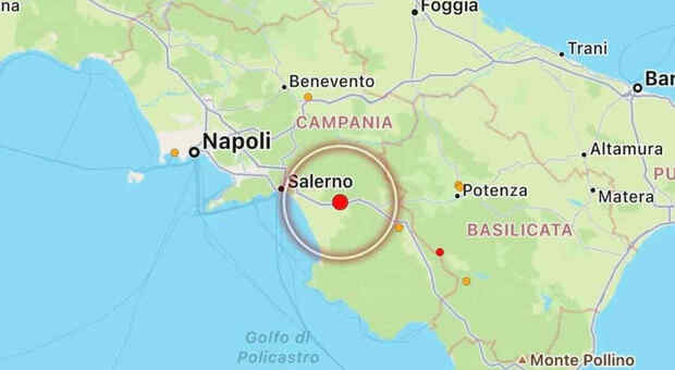Terremoto oggi a Salerno alle 10, scossa 3.6 avvertita anche nell'Avellinese