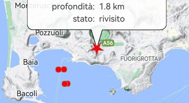 Campi Flegrei, scossa di terremoto alla Solfatara con epicentro ai Pisciarelli