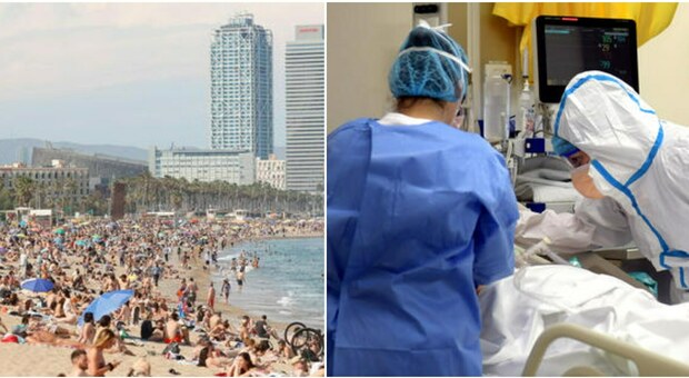 Spagna, 21enne veneto (non vaccinato) torna positivo dalla vacanza a Barcellona: è ricoverato in terapia intensiva