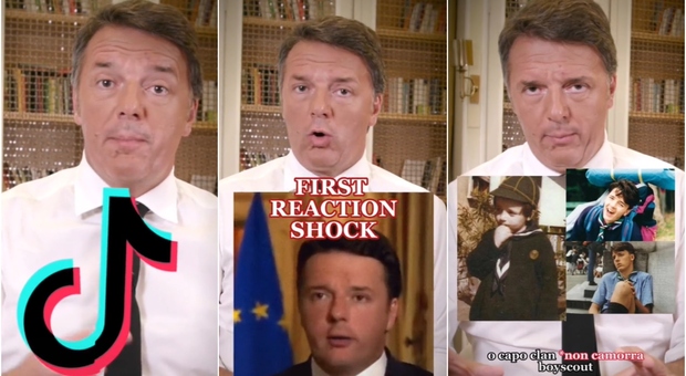 Matteo Renzi sbarca su TikTok: «Da “First reaction shock” all'amore per la politica»