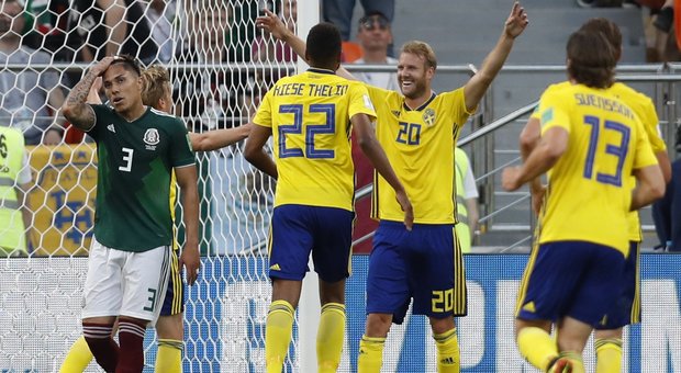 Messico-Svezia 0-3: svedesi e messicani volano agli ottavi