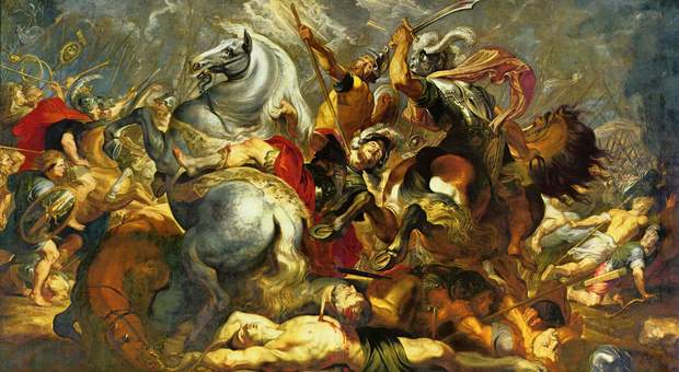 La morte di Publio Decio Mure, opera di Peter Paul Rubens, 1617-1618, Vaduz, Sammlungen des Regierenden Fürsten von Liechtenstein