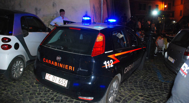 I carabinieri in Centro a Frascati dopo la rissa tra giovani