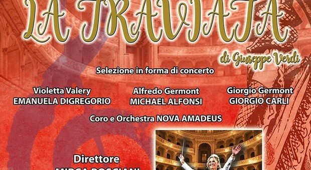 La Traviata al Flavio Vespasiano: biglietti in vendita all’ufficio VisitRieti in Piazza Vittorio Emanuele II