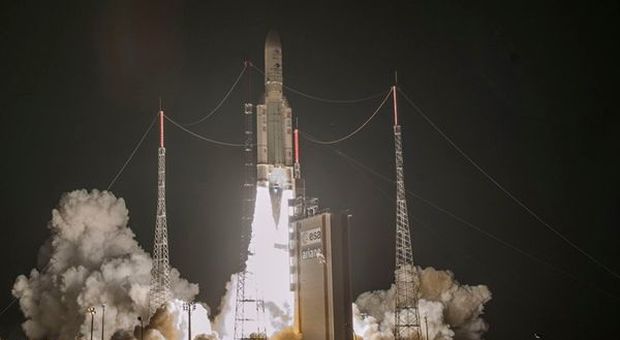 La spinta di Ariane 5 per BepiColombo verso Mercurio