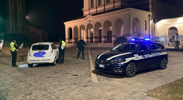 Controlli effettuati nella notte dalla Polizia locale a Borgoricco