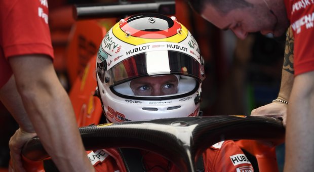 Gp di Germania, ruggito Ferrari: Vettel e Leclerc subito i più veloci