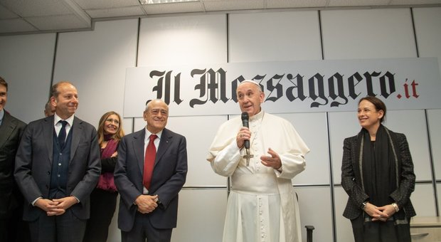 Il messaggio del Papa al Messaggero: bisogna connettere la notizia con la persona