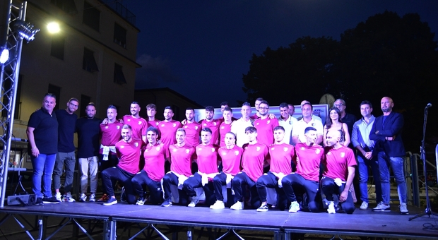 La presentazione di squadra e staff della Nuova Rieti Calcio (foot Meloccaro)