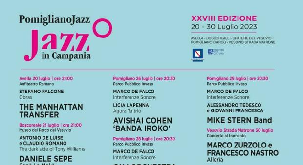 La locandina del Pomigliano Jazz Festival