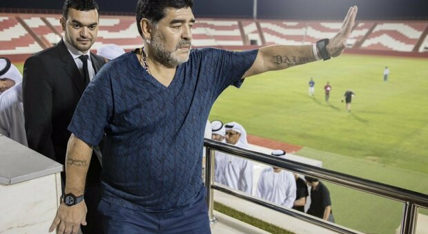 Maradona, l'idea degli Emirati Arabi: un memorial, ma manca il Napoli