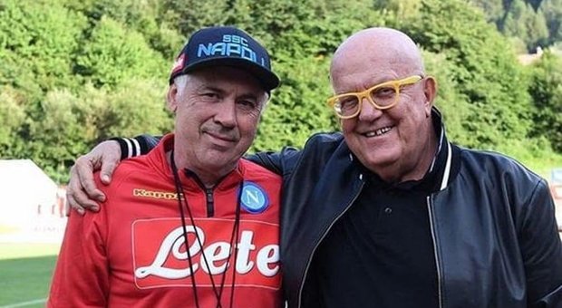 Anche il Napoli piange Bucci, Ancelotti: «Ciao amico mio»