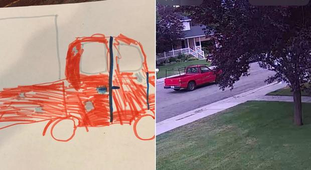 La bimba di 9 anni e il disegno che aiuta la polizia nelle indagini per un furto