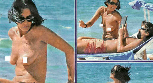 Nina Soldano, "Un posto al sole" al mare a Maccarese in topless