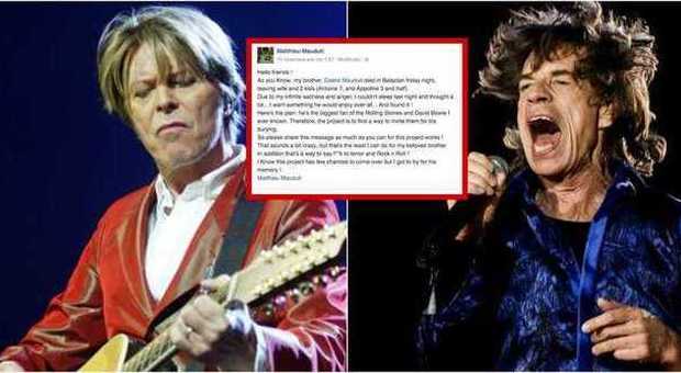 Suo fratello è morto al Bataclan, lui si appella a Rolling Stones e Bowie: "Suonate ai funerali"