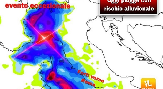 Meteo, maltempo non solo a Nord-Ovest: piogge in arrivo in Toscana, Lazio e Sicilia