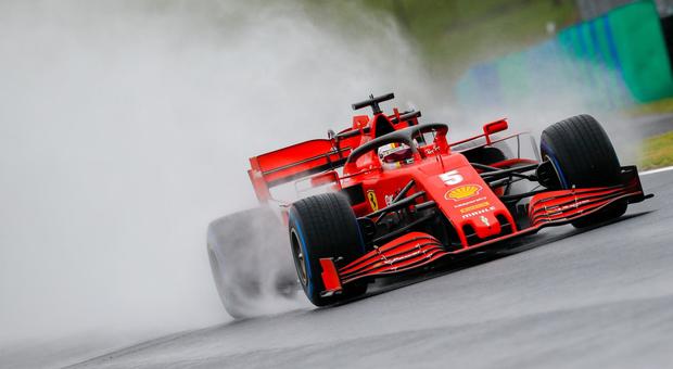 Formula 1, seconde libere sul bagnato all'Hungaroring, Vettel il più veloce