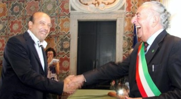 Abdallah Khezraji con Giancarlo Gentilini