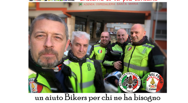Angeli su due ruote: il Motoclub Vigili del fuoco di Terni aiuta i malati di sclerosi multipla