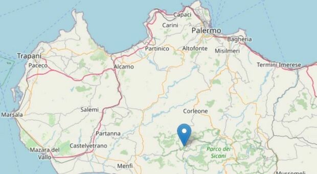 Terremoto Sicilia, scossa di magnitudo 4.2 poco fa vicino a Palermo