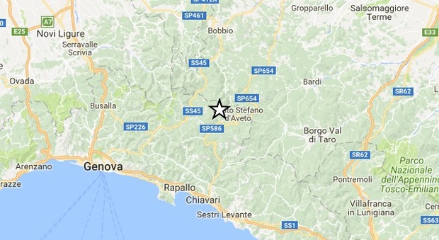Terremoto al Nord Italia, scossa di magnitudo 2.9 avvertita in Liguria