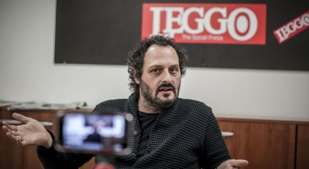 Fabio Troiano ospite a Leggoper parlare del nuovo spettacolo, Lampedusa, un dramma grottesco dedicato agli italiani e ai migranti (foto P. Rizzo / ag. Toiati)