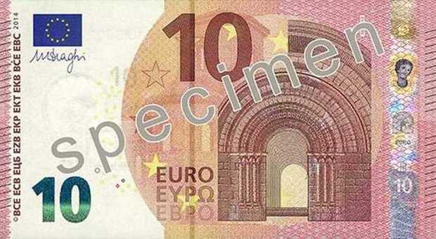 Salerno, arriva la nuova banconota da 10 euro «Europa»