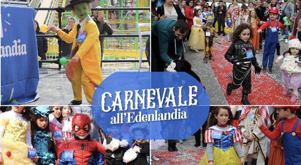 Edenlandia festeggia il Carnevale: due giorni di maschere e spettacoli di magia